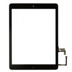 Touch screen con tasto interno Nero (A+) compreso biadesivo iPad Air