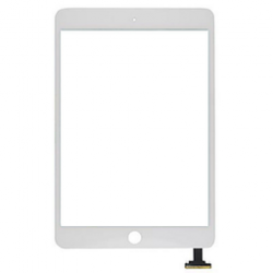 Touch screen con vetro (A+) Bianco iPad Mini 3