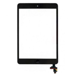 Touch screen con tastino interno e biadesivo Nero (A++) iPad Mini