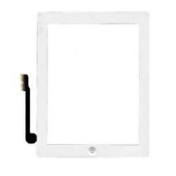 Touch screen + tasto interno Bianco (A+) compreso biadesivo iPad 3