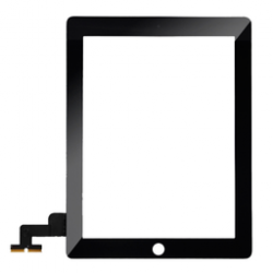 Touch-screen con vetro Nero (A+) iPad 2