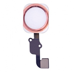 Flex completo tasto Home senza lettore Oro Rosa